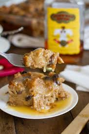 Bread Pudding With Hot Butter Rum Sauce Pinch Of Yum Recipe Easy Pudding Recipes Pudding Recipes Bread Pudding Recipe