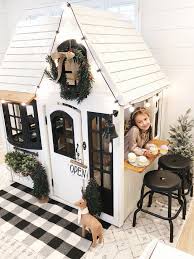 The decor is as easy as it is pretty and the. Visit My Website For More Details On Our Costco Playhouse Makeover And Our Marketplace Playroom Sources And Detai Play Houses Kids Playroom Kids Playroom Decor