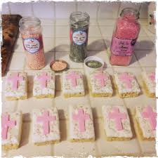 Baptism Rice Krispies Rice Krispie Treats Krispie Treats Rice Krispies