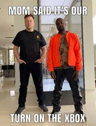 Share the best gifs now >>>. Grimes Takes A Picture Of Kanye West And Elon Musk Memes Predictably Ensue Dazed
