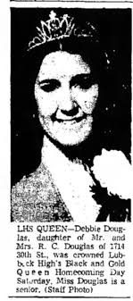 Oct 5, 1979 Homecoming Queen Becky Abernathy.