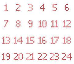 Stickmuster kostenlos kreuzstich probe christmas snowman kreuzstich. Cross Stitch Adventskalender Zahlen In Verschiedene Dateiformate Umgewandelt Als Plotter Freebie Kreuzstichbuchstaben Kreuzstich Stoff Kreuzstichzahlen