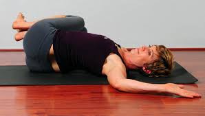 7 Supine Spinal Twist Supta Matsyendrasana This Reclining Twisted Pose Can Be Performed In Bed Before Sle Cool Yoga Poses Yoga Poses For Sleep Yoga Asanas