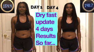 dry fasting results update 4 days body