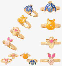 Shop all winnie the pooh. Disney Winnie The Pooh Ring Set Of 4 Size 7 Pooh Eeyore Tigger And Piglet Ebay