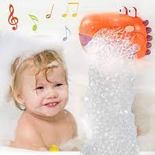 With this cute bubble machine, your baby will love having a bath and enjoy a wonderful happy bath time. Buy Dinosaur Bath Toy Bubble Bath Maker For The Bathtub Blows Bubbles Bath Toys With Music Makes Great Gifts For Toddlers Sing Songs Bath Bubble Machine For Kids Orange Online In Indonesia B08r1s527r