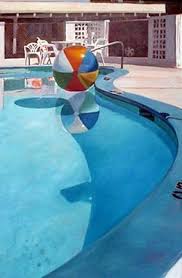 Artists Take The Plunge The Swimming Pool As Subject Pool Art Swimming Pool Art Pool Paint