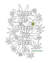 Set up a table outside and keep kids of all ages occupied with these spring pictures to color. Weed Color