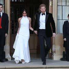 The bride wed husband justin bieber for a second time last night in south carolina. Meghan Markle S Second Royal Wedding Dress Get The Look