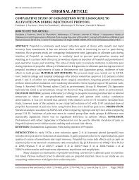A Review Of The Safety And Tolerance Of Propofol Diprivan