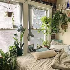 Tfw Your Bedroom Is Kind Of A Greenhouse Danidevellis Uohome Apartment Decorating On A Budget Small Apartment Decorating Aesthetic Bedroom