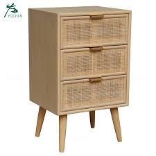 The brecon cane rattan side table brings you gorgeous conservatory furniture at an affordable price. 3 Drawer Rattan And Wood Bedside Table Buy Wood Bedside Table Product On Alibaba Com