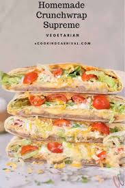 Homemade Crunchwrap Supreme Taco Bell Copycat Crunchwrap Recipe