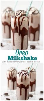 There Is No Need To Get In Your Car And Drive To An Ice Cream Shop To Get An Oreo Milkshake Wit Oreo Milkshake Oreo Milkshake Recipe Milkshake Recipe Chocolate