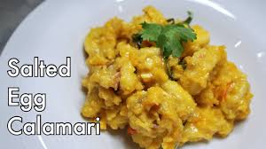 Salted Egg Yolk Calamari Crispy Fried Squid In Easy Salted Egg Sauce In 2020 Salted Egg Yolk Salted Egg Calamari