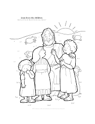 Jesus christ the son of a carpenter coloring page. 52 Free Bible Coloring Pages For Kids From Popular Stories