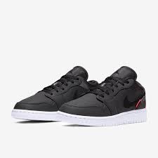 In collaboration with the legendary air jordan i low. Boys Shoes Air Jordan 1 Low X Psg Bg Black Basketball