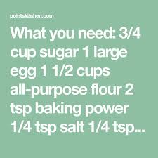 What You Need 3 4 Cup Sugar 1 Large Egg 1 1 2 Cups All Purpose Flour 2 Tsp Baking Power 1 4 Tsp Salt 1 4 Tsp Doughnut Recipe Lemon Yogurt Muffins Baking Power