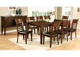 Before its release, homes were filled with clunky remnants of an industrial age long gone by. Hillsview Brown Cherry Dining Table Set Dimensional Furniture Outlet