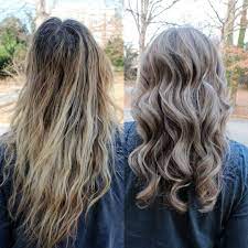 Dramatic Before And After Hair Color Blonde Transformation With Highlights And Lowlights Raleigh Nc