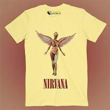 گروه موسیقی nirvana mens tshirts mens tops mens graphic tshirt