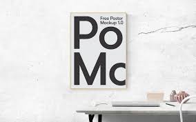 Poster On Office Wall Mockup Mockupworld Poster Mockup Poster Mockup Psd Poster Mockup Free