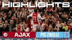 Mika Godts on fire ⚽️⚽️🅰️ | Highlights Ajax - PEC Zwolle ... - YouTube