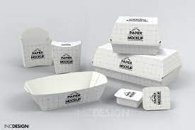 Download Free Paper Takeout Boxes Mockup On Behance