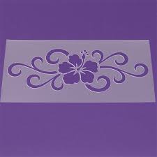 Mit unseren kunststoffschablonen bieten sich auch neue möglichkeiten. Schablone Blume Hibiskus Ranke Xm07 Blumenschablonen Blumen Schablone Schablone Designs