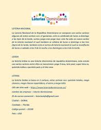 Play superlotto plus® for just $1. La Mejor Loteria Nacional Loteria Nacional By Loteria Dominicanas Issuu