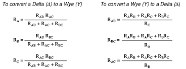 Wye Delta Transformation Is Used To Establish Equivalence For Networks With Three Terminals Delta Transformations Networking