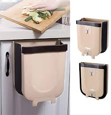 Pilito kitchen cabinet door hanging trash can with lid, 2.4 gal, small under sink garbage can for restroom, bathroom, rv kitchen trash bin, wall mounted counter waste compost bin, plastic (white) 4.7 out of 5 stars 58 Foldable Trash Bin Hanging Waste Bin Under Kitchen Sink Wall Trash Can Plastic Wastebasket Over Cabinet Door With Top Ring To Fix Garbage Bag Grey Buy Online At Best Price In Uae