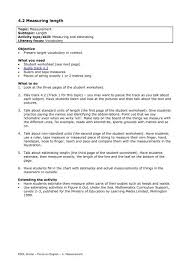 4 2 Measuring Length Pdf 726kb Esol Literacy Online