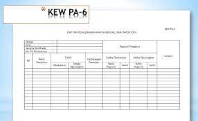 Daftar pergerakan harta modal dan inventori. Borang Kew Pa 11 Terbaru Kew Ps 6 Page 1 Line 17qq Com Borang Kew Pa 1 32 5 91 Mb Borang Kew Pa 1 32 Source Title Firodaman
