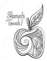 Click on the coloring page to open in a new window and print. Rosh Hashanah Coloring Page Royalty Free Cliparts Vectors And Stock Illustration Image 106436008