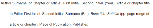 D Article Or Chapter In An Edited Book Apa Citation Style 6th Edition Libguides At Montana State University Billings