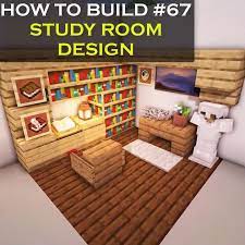 Pin By Sophia On Minecraft Designs Study Room Design Minecraft Designs Minecraft Library Ideas