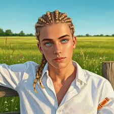 Cubism illustration of "Anna Édes" novel character