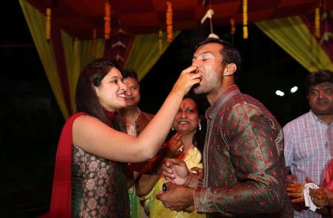 Image result for mayank agarwal with wife