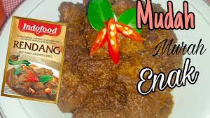 Resep rendang daging sapi paling istimewa. Resep Rendang Daging Sapi Bumbu Indofood Praktis Dan Enak Youtube