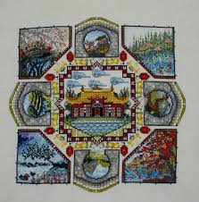 Chatelaine Stitchers Chinese Garden Mandala