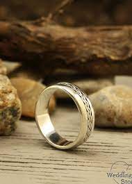 Braided Wedding Bands Sterling Silver Wedding Rings Couple Etsy In 2021 Braided Wedding Band Sterling Silver Wedding Rings Wedding Rings