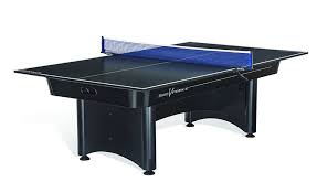 What A Sleek Ping Pong Table From Brunswick Billiardfactory Com Table Tennis Table Tennis Table Tennis Conversion Top Air Hockey Table