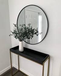 Oscuro Walnut Console In 2020 Entryway Decor Small Entryway Table Decor Boho Living Room