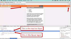 Open this html file in a browser, an output is displayed as shown below. Project Create A Top Bar Widget With Jquery Ilovecoding