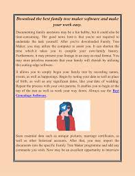 Sign in to save your family, add photos, share and download. Download The Best Family Tree Maker Software And Make Your Work Easy