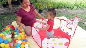Terapi hanya berupa pengenalan dan pembiasaan, yang penting bayi merasa aman, nyaman, dan senang. Mainan Anak Balita Kolam Basket Mandi Bola Baby Learning Colors Balls Youtube