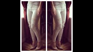 Fiica madonnei, blugi cu vedere la fese. Blugi Rupti Rapid Si Usor Ripped Jeans Youtube