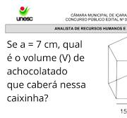 Uma fábrica de leite achocolatado decidiu fazer uma caixa comemorativa em  forma de prisma pentagonal