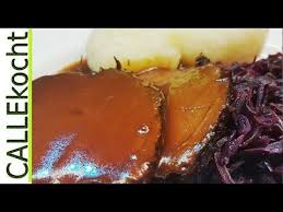 Sauerbraten Selber Machen Nach Grossmutters Rezept Einlegen Youtube Sauerbraten Rheinischer Sauerbraten Rezepte